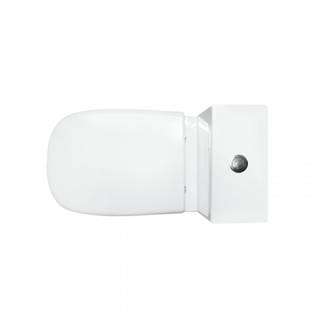 Унитаз Sanita Luxe Quadro с биде QDRSLCC01040522B с бачком и тонким сиденьем микролифт